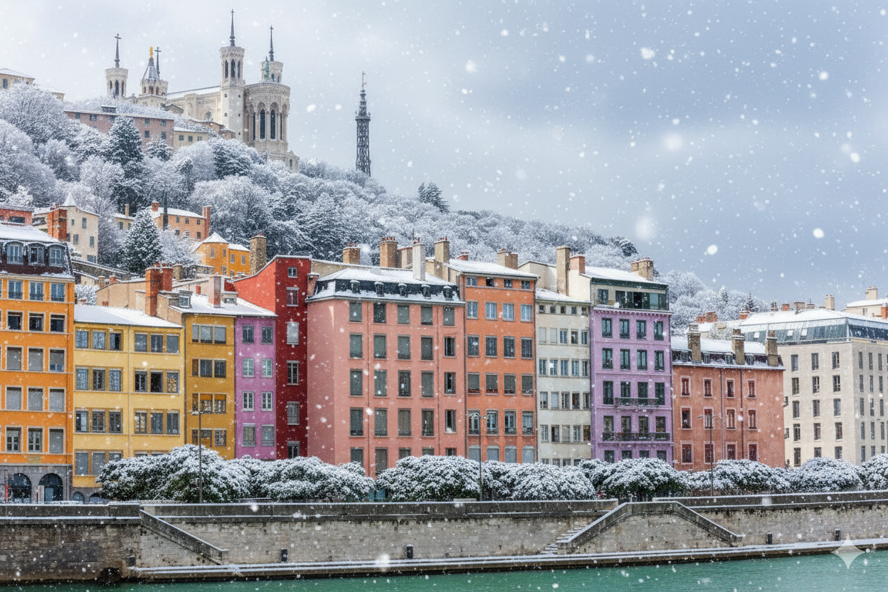 Neige à Lyon ce week-end : prépare-toi pour un vrai spectacle blanc !